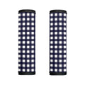 Navy And White Check Pattern Print Handle Covers