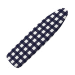 Navy And White Check Pattern Print Ironing Board Cover
