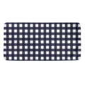 Navy And White Check Pattern Print Towel