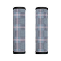 Navy And White Glen Plaid Print Handle Covers