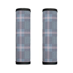 Navy And White Glen Plaid Print Handle Covers