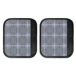 Navy And White Glen Plaid Print Handle Covers
