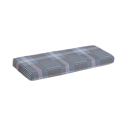 Navy And White Glen Plaid Print Piano Keyboard Cover