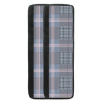 Navy And White Glen Plaid Print Refrigerator Handle Covers