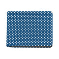Navy And White Polka Dot Pattern Print Bifold Wallet