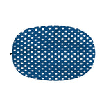 Navy And White Polka Dot Pattern Print Car Side Mirror Covers