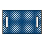 Navy And White Polka Dot Pattern Print Golf Cart Seat Cover
