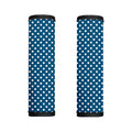 Navy And White Polka Dot Pattern Print Handle Covers