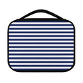 Navy And White Striped Pattern Print Classic Bible Case