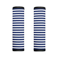 Navy And White Striped Pattern Print Handle Covers