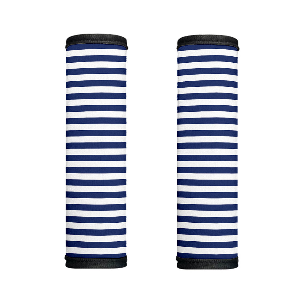 Navy And White Striped Pattern Print Handle Covers