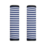 Navy And White Striped Pattern Print Handle Covers