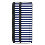 Navy And White Striped Pattern Print Refrigerator Handle Covers