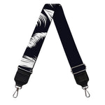 Navy And White Wolf Print Bag Strap