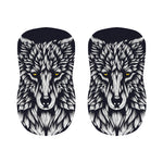 Navy And White Wolf Print Bar Stool Covers