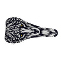 Navy And White Wolf Print Bicycle Seat Cover
