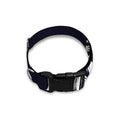 Navy And White Wolf Print Dog Collar