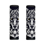 Navy And White Wolf Print Handle Covers