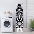 Navy And White Wolf Print Ironing Board Cover