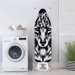 Navy And White Wolf Print Ironing Board Cover