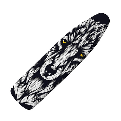 Navy And White Wolf Print Ironing Board Cover