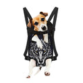Navy And White Wolf Print Pet Carrier Backpack