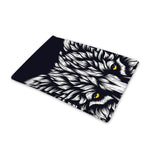 Navy And White Wolf Print Pet Cooling Mat Cover