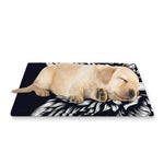 Navy And White Wolf Print Pet Cooling Mat Cover