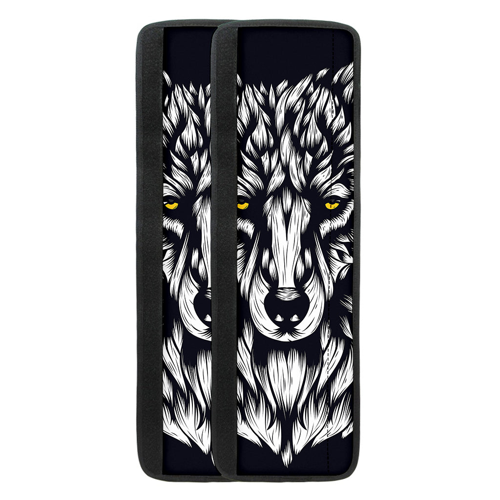 Navy And White Wolf Print Refrigerator Handle Covers