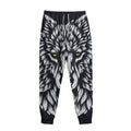 Navy And White Wolf Print Sweatpants