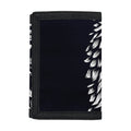 Navy And White Wolf Print Trifold Wallet