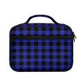 Navy Blue And Black Buffalo Check Print Briefcase Bible Bag