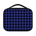 Navy Blue And Black Buffalo Check Print Classic Bible Case