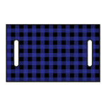 Navy Blue And Black Buffalo Check Print Golf Cart Seat Cover