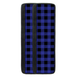 Navy Blue And Black Buffalo Check Print Refrigerator Handle Covers