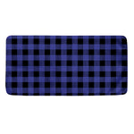 Navy Blue And Black Buffalo Check Print Towel