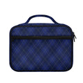 Navy Blue Argyle Pattern Print Briefcase Bible Bag