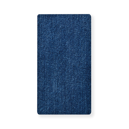 Navy Blue Denim Jeans Print Baby Crib Sheet