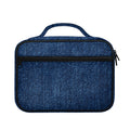 Navy Blue Denim Jeans Print Briefcase Bible Bag