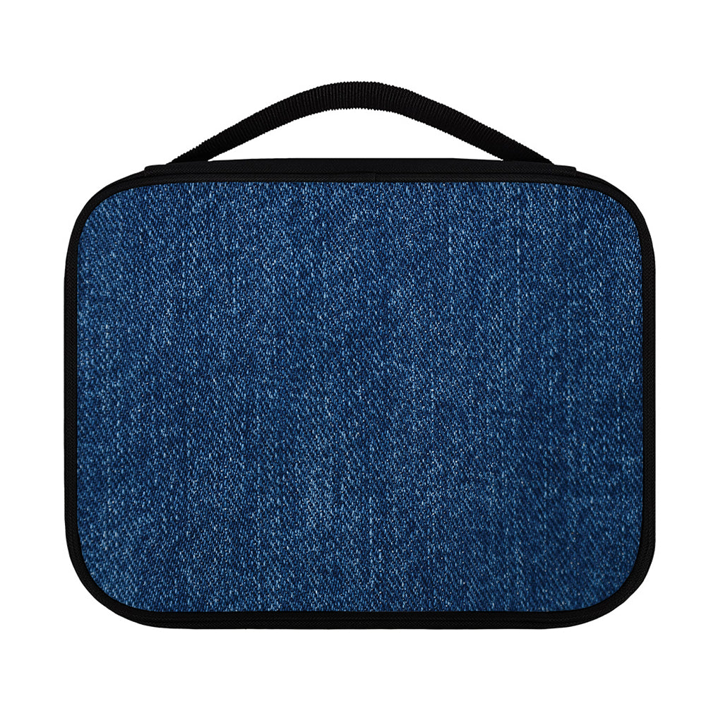 Navy Blue Denim Jeans Print Classic Bible Case