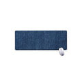 Navy Blue Denim Jeans Print Extended Mouse Pad