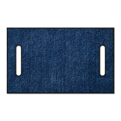 Navy Blue Denim Jeans Print Golf Cart Seat Cover