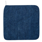 Navy Blue Denim Jeans Print Hand Towel