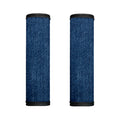 Navy Blue Denim Jeans Print Handle Covers
