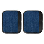 Navy Blue Denim Jeans Print Handle Covers
