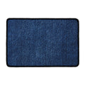 Navy Blue Denim Jeans Print Kitchen Mat