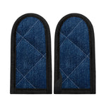 Navy Blue Denim Jeans Print Skillet Handle Cover