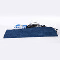 Navy Blue Denim Jeans Print Sports Towel