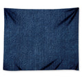 Navy Blue Denim Jeans Print Tapestry