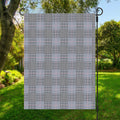 Navy Blue Prince of Wales Check Print Garden Flag